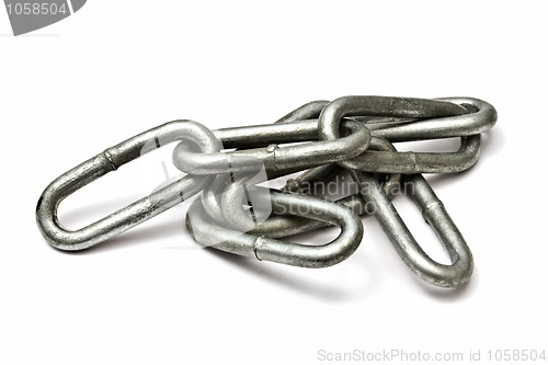 Image of Chains isolated on white 