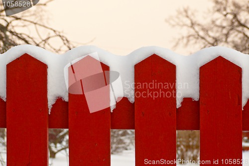 Image of Winter fence