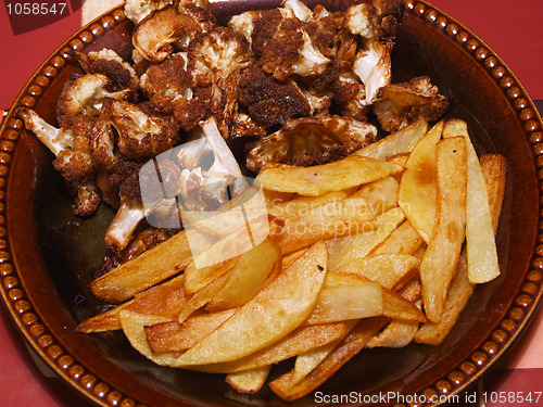 Image of Cauliflower and chips