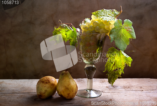 Image of Grapes and Pears