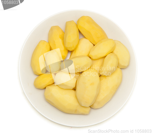 Image of Purified crude potato on a plate