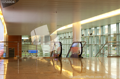 Image of Arrival lounge of the international airport