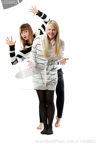 Image of Portrait two girls