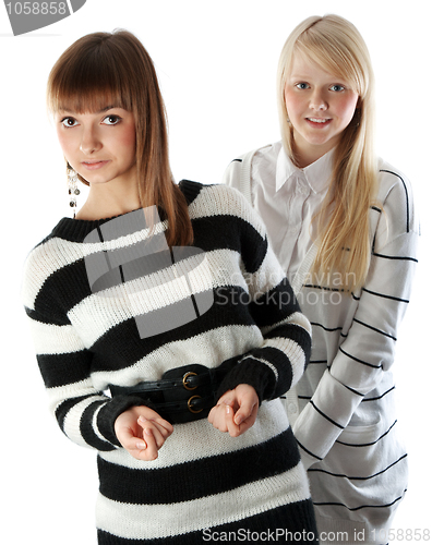 Image of Portrait two girls