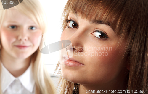 Image of Portrait two girls