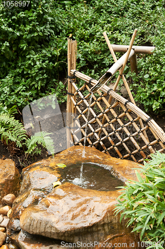 Image of Bamboo fence and pipe