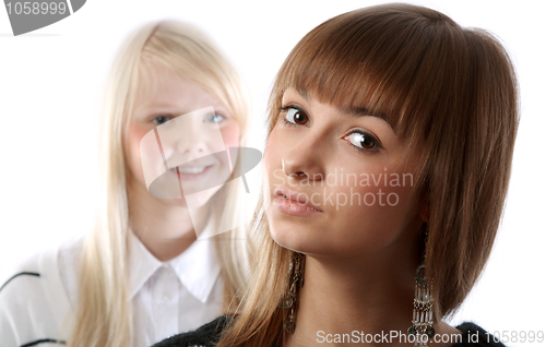 Image of Portrait two girls