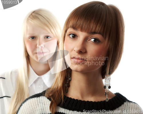 Image of Portrait two girls