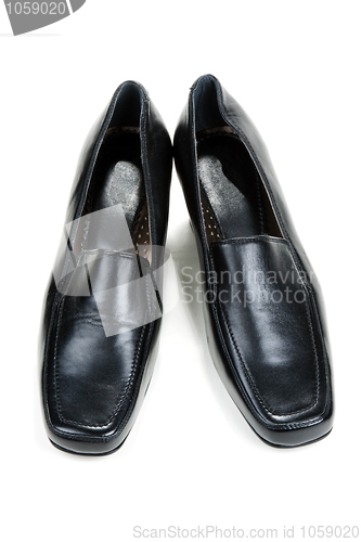 Image of Black feminine loafers