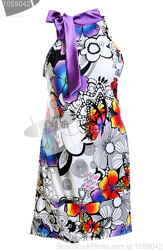 Image of Silk women's light summer dress