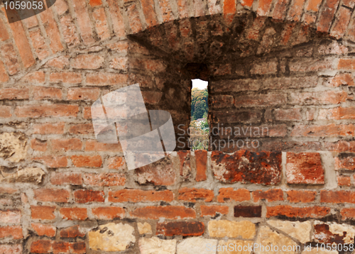 Image of Loop-hole in the brick wall