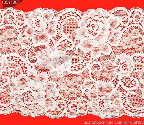 Image of White lace