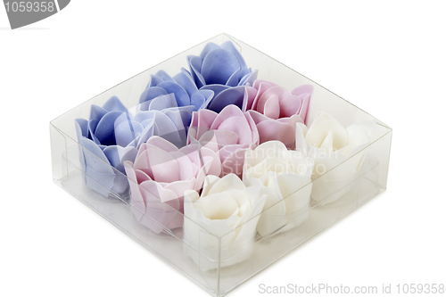 Image of Soap in the shape of a flower