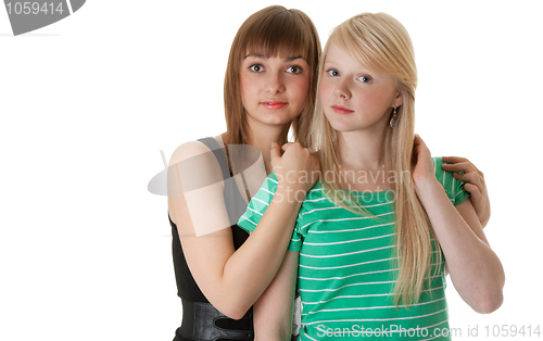 Image of Portrait of two friends