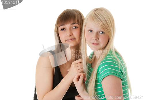 Image of Portrait of two friends