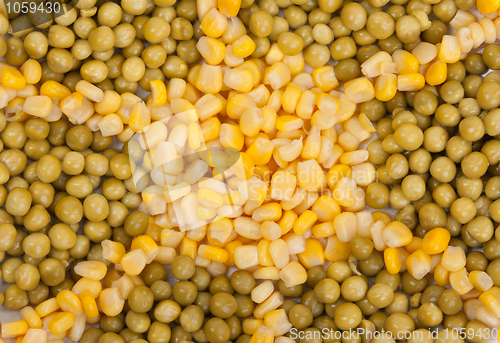 Image of Yellow corn and green beans