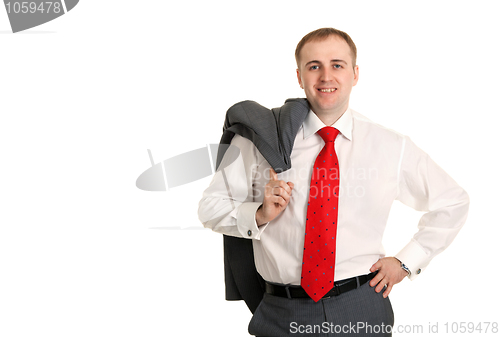 Image of Man in a white shirt