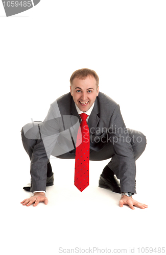 Image of Man in gray suit