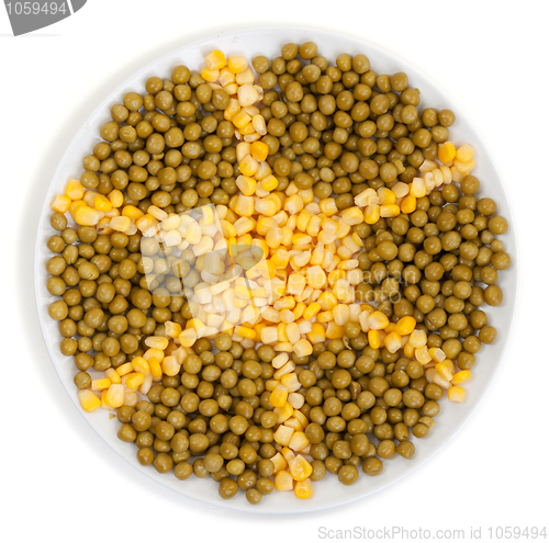 Image of Corn and peas