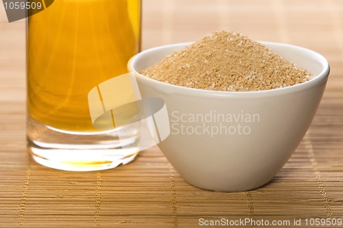 Image of bath salt and oil