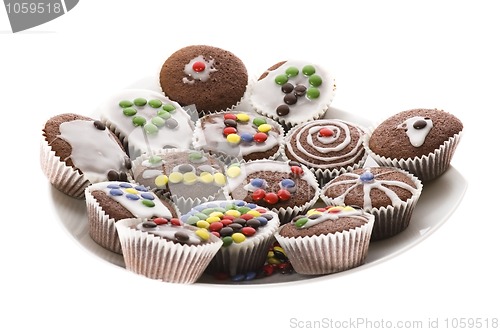 Image of first chocolate muffins 