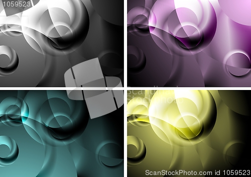 Image of Backgrounds with abstract rings