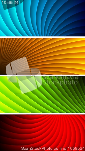 Image of Simple vibrant banners