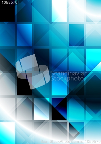 Image of Vibrant abstraction with squares