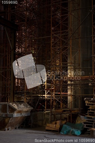 Image of unfinished gothic cathedral Sagrada Familia in Barcelona, Spain