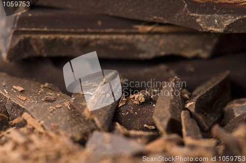 Image of Chopped chocolate 