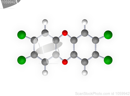 Image of molecule model