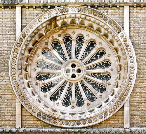 Image of Church round window