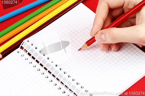 Image of Pencil and agenda