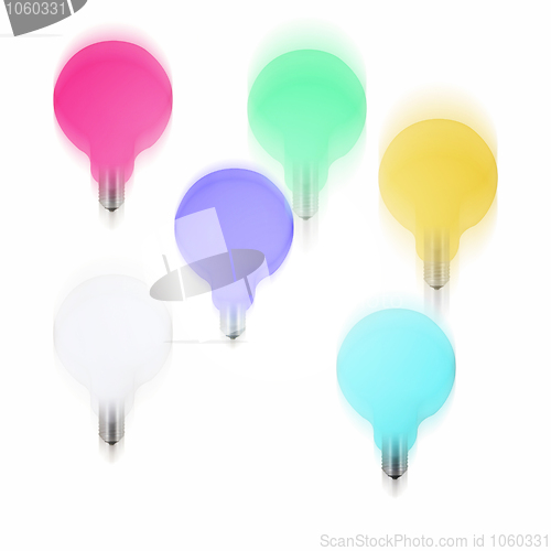 Image of Falling bulbs