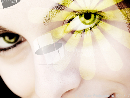Image of Beautiful happy woman.