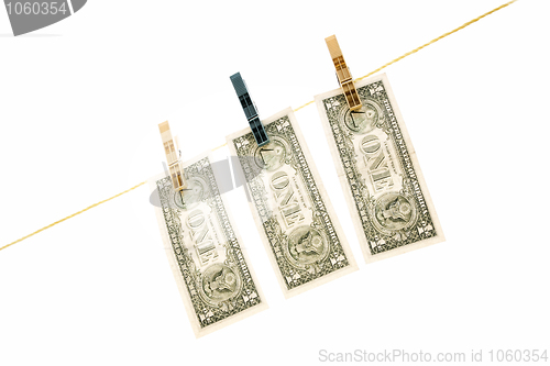 Image of Dollars on the wire