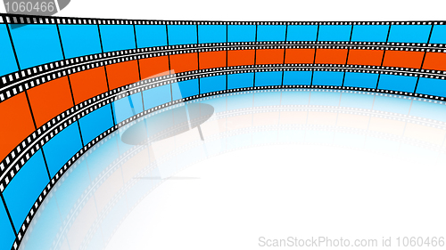 Image of Colored 3d blank films