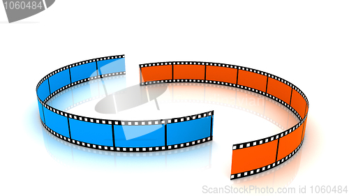 Image of Colored 3d blank films