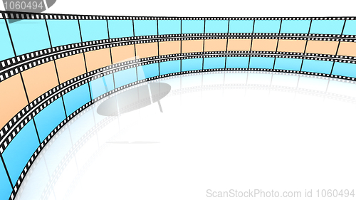 Image of Colored 3d blank films