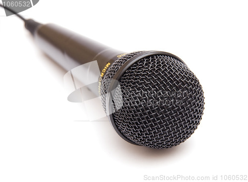 Image of Black microphone 