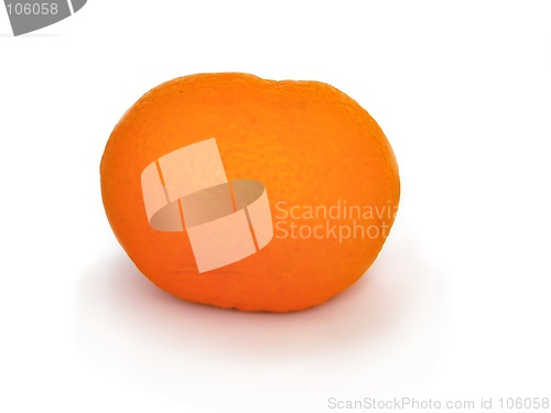 Image of  FRESH TANGERINE ON WHITE