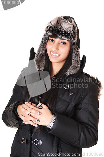Image of Girl in coat.