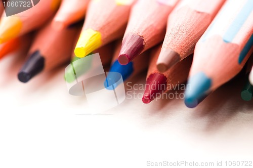 Image of Collection of colorful pencils