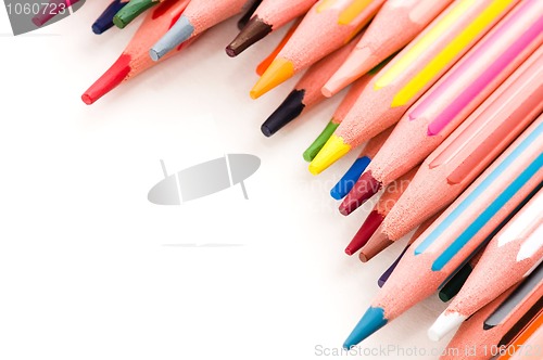 Image of Collection of colorful pencils