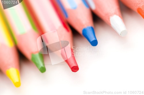 Image of Collection of colorful pencils