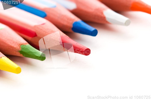 Image of Collection of colorful pencils