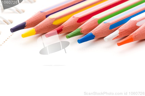 Image of Collection of colorful pencils