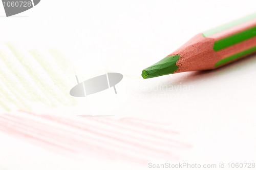 Image of green pencil