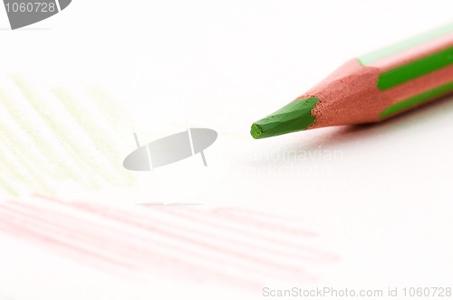 Image of green pencil