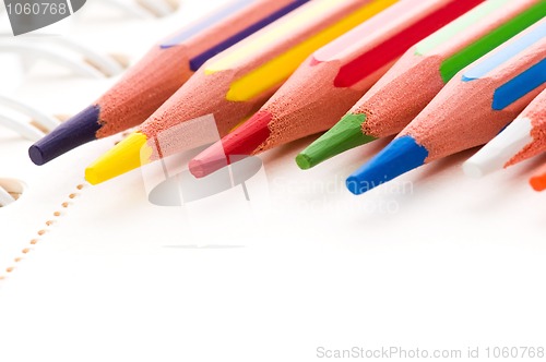 Image of Collection of colorful pencils